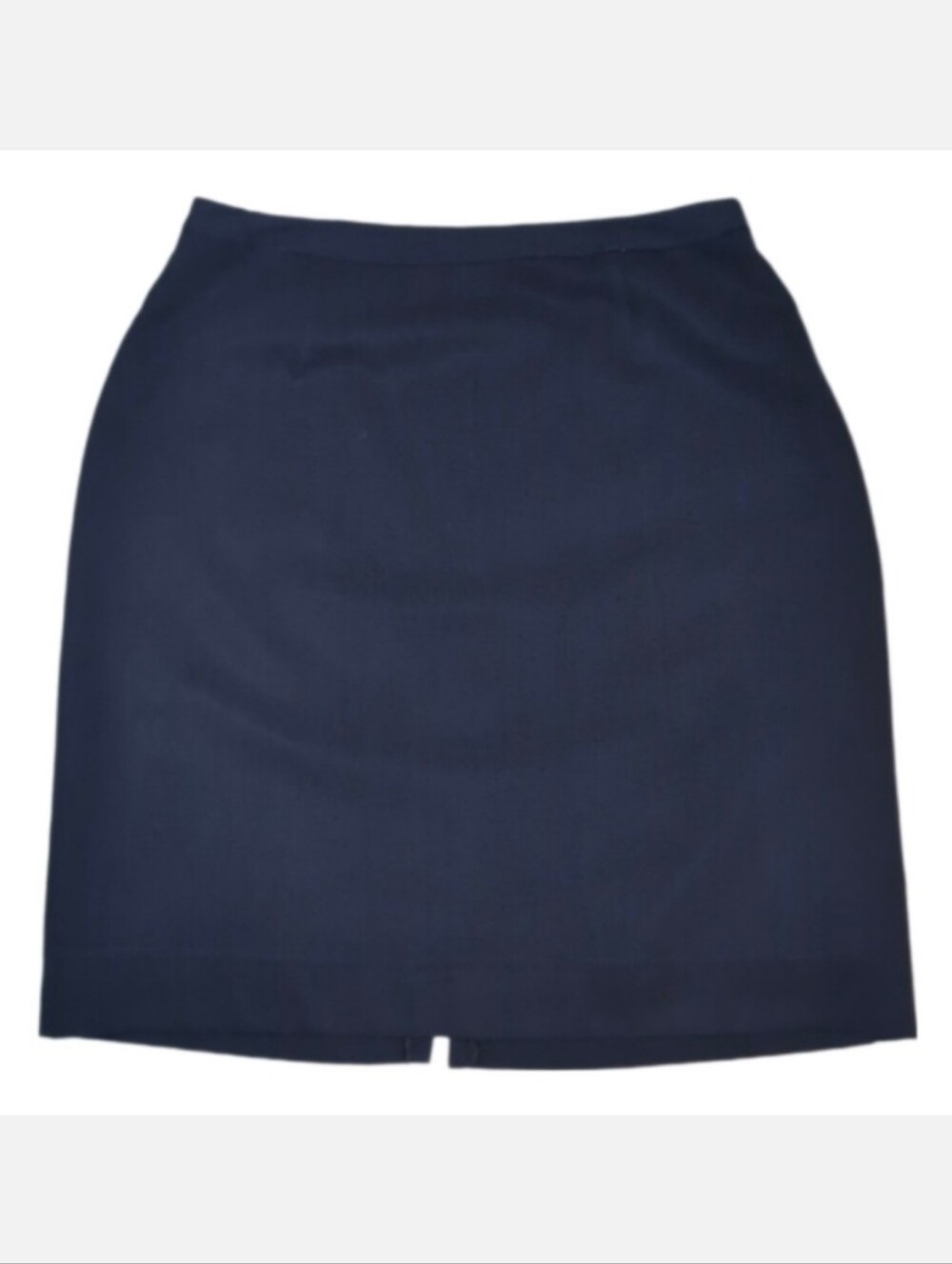 VINTAGE 1990s Esprit Pencil Skirt Midnight Dark Blue Business Casual